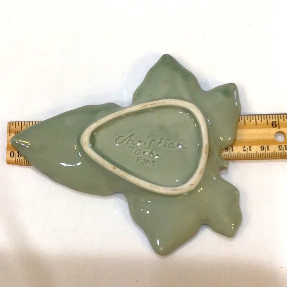 Christian Tortu Paris leaf dish EUC - Picture 2 of 3